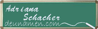 Adriana Schacher Visitenkarte